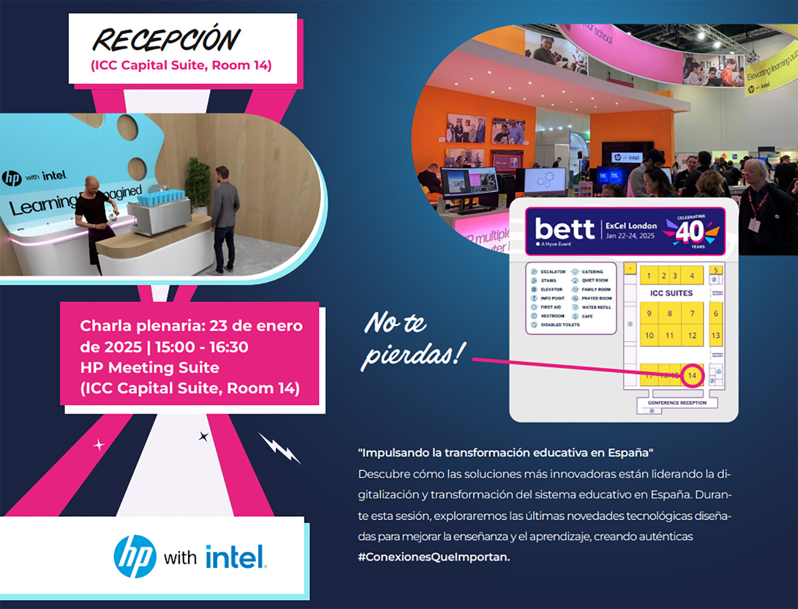 Impulsando la Innovación Educativa con HP en el BETT Show 2025